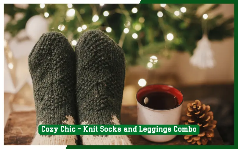 Cozy Chic - Knit Socks and Leggings Combo